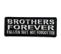 Embroidered Brothers Forever Fallen But Not Forgotten Iron on Patch
