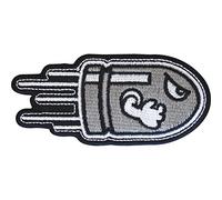 Embroidered Bullet Bill Iron On Patch Sew On Badge Super Mario Game Embroidery