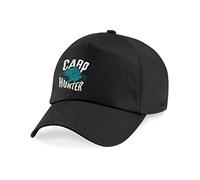 Embroidered Carp Hunter Baseball Cap Fishing Fisherman Funny Carp Fishing Carpe Carpio Unisex Baseball Hat (Black)