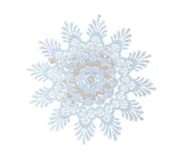 Embroidered Coaster 2pcs Embroidery Lace Coasters, Insulated Bowl Mats, Bedside Table Mats, Tablecloths, Circular Hollowed Out Placemats(White-11,20CM)