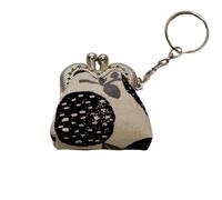 Embroidered Coin Purse, Chinese Style Earphone Bag Embroidered Cotton Mini Pouch Polyester Key Ring Packet for Ring Earrings Necklace(Style 5)