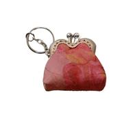 Embroidered Coin Purse, Chinese Style Earphone Bag Embroidered Cotton Mini Pouch Polyester Key Ring Packet for Ring Earrings Necklace(Style 2)