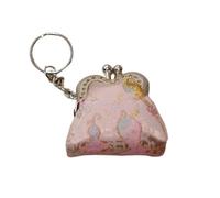 Embroidered Coin Purse, Chinese Style Earphone Bag Embroidered Cotton Mini Pouch Polyester Key Ring Packet for Ring Earrings Necklace(Style 10)
