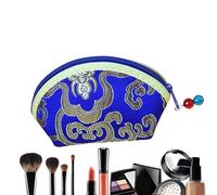 Embroidered Coin Purse Classic Coin Purse Chinese Coin Bag Pouch - Exquisite Handbag Pouch, Zipper Jewelry Storage Bag For Women, Bijo Pouch, Blue, Se référer au descriptif, Refer to description