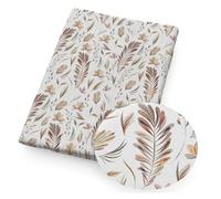 Embroidered Cotton Fabric 50 * 145cm Polyester Cotton Fabrics by The Meter Cartoon Flowers Leaves Fabrics for Sewing Cloth Dress DIY Crafts Home Textile(1217358,Bullet Textured Live)