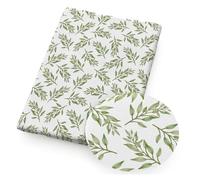 Embroidered Cotton Fabric 50 * 145cm Polyester Cotton Fabrics by The Meter Cartoon Flowers Leaves Fabrics for Sewing Cloth Dress DIY Crafts Home Textile(1217354,Bullet Textured Live)