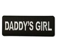 Embroidered Daddy's Girl Iron on Patch