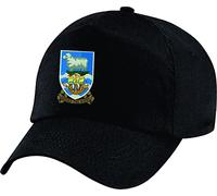 Embroidered Desire The Right Baseball Cap Coat of The Falkland Islands Unisex Hat (Black)
