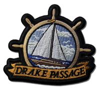 Embroidered Drake Passage Iron on Patch