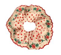 Embroidered Elastic Hair Bands For Women Double Duty Headbands And Sweet Hair Accessories Large Scrunchies