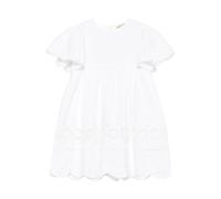 Embroidered English Dress- female- Stella McCartney- Dresses- White- 2 Y- Kids 2 Y