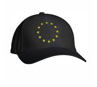 Embroidered European Star Baseball Cap, European Union,EU Stars Flag Hat EU Embroidered Logo