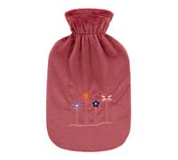Embroidered Fleece 2.0L Fashy Latex Free Hot Water Bottle