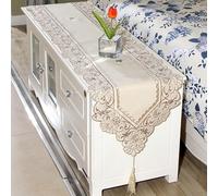 Embroidered Floral Design Table Runner Enhance Any Table Setting with Elegance (40 * 246cm 2#)