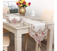 Embroidered Floral Lace Table for RUNNER for a Sophisticated Table Setting(40 * 246cm 4#)