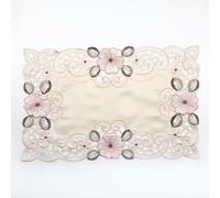 Embroidered Floral Lace Table Runner for a Sophisticated Table Setting(30*45cm 3# )