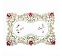 Embroidered Floral Lace Table Runner for a Sophisticated Table Setting(30*45cm 5# )