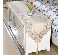 Embroidered Floral Lace Table Runner for a Sophisticated Table Setting(40*150cm 2# )
