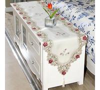 Embroidered Floral Lace Table Runner for a Sophisticated Table Setting(40 * 150cm 5#)