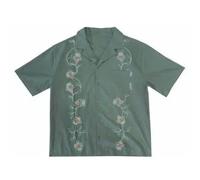 Embroidered floral shirt Desigual Vert S
