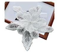 Embroidered Flower Fabric Patches 1pc Sequin Beaded Flower Collar Applique White Lace Corsage DIY Decorative Wedding(Color 2)