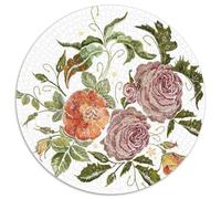 Embroidered Flowers 1000 Pieces Dope Jigsaw Puzzles Stress Reliever Family Game Colourful for Adults Or Families 1000pcs (67.5x67.5cm)