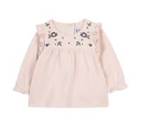 Embroidered Flowers T-Shirt Pink 6 months