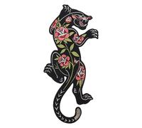 Embroidered Foxes Iron On Patches Decor Aesthetic Forrest Nature Tree Landscape Fox Applique for Clothing Hat, Jacket, Backpack (A 1piece)