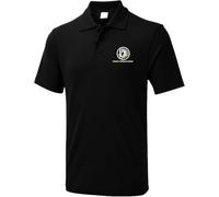 Embroidered French Foreign Legion Polo T Shirt, French Army Polo T Shirt, French Military Polo T Shirt Black