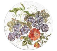 Embroidered Grapes 1000 Pieces Dope Jigsaw Puzzles Stress Reliever Family Game Unique for Travel Gifts For Adults And Kids 1000pcs (67.5x67.5cm)