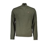 Embroidered Half Zip Jumper - male - Napapijri - Turtlenecks - Green - L - Knitwear L