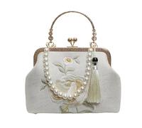 Embroidered Hanfu Bag Antique Portable Cheongsam Crossbody Tassel Shoulder