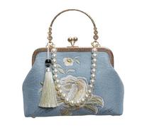 Embroidered Hanfu Bag Antique Portable Cheongsam Crossbody Tassel Shoulder