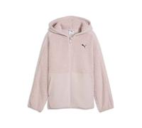 Embroidered Hoodie Child Puma Cat Logo Rose 12 ans