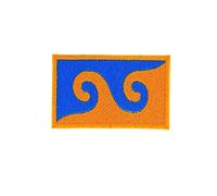 Embroidered Iron-On Patch - Karmapa Flag, Buddhist, Buddha, Tibet