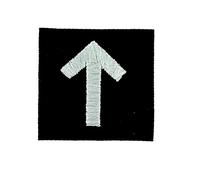 Embroidered Iron-On Patch - Viking/Odin/Sorcerer/Warrior Alphabet Runes