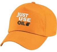 Embroidered Just use Oil Baseball Cap, Anti Woke Agenda Baseball, Funny Cap, Anti just Stop Oil Cap, Climate Change Baseball, Anti Environment Protest Snapback, Just use Oil Activist Cap Orange