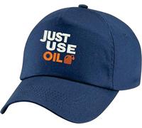Embroidered Just use Oil Baseball Cap, Anti Woke Agenda Baseball, Funny Cap, Anti just Stop Oil Cap, Climate Change Baseball, Anti Environment Protest Snapback, Just use Oil Activist Cap Navy