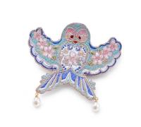 Embroidered Kite Hair Clip
