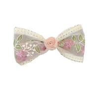 Embroidered Lace Bowknot Hairclip For Girl Hair Bows Clip Barrettes Spring Hair Clip Women Elegant Hair Styling Decors