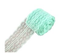 Embroidered lace Ribbon 4.5cm Lace Ribbon 10Meters/Roll White Black Pink Red Blue Green Purple Beige Orange Yellow Burgundy Coffee Tape DIY Crafts(Color-10)