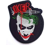 Embroidered Large The Joker Fan Art Patch Iron-On Movie Applique
