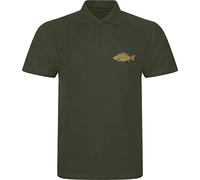 Embroidered Left Chest Armed Forces Day 25 June Polo Shirt Veterans' Day British Armed Forces United Kingdom Flag Remembrance Day Unisex Gift Polo Top (Military Green, 3XL, 3X_l)