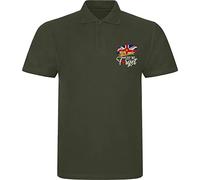 Embroidered Left Chest Carp Fish Polo Shirt Fishing Lovers Carp Fishing Best Hobby Birthday Gift Unisex Gift Polo Top (Military Green, XXL, xx_l)