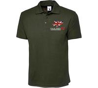 Embroidered Left Chest Falkland Class of 82 T-Shirt Falkland Wars 1982 Veteran UK Flag Soldiers War Remembrance Day Gift Top (M Green, M, m)