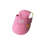 Embroidered Letter Design Breathable Pet Sun Hat Adjustable Hat for Dogs Outdoor Activity Photography Wear Fashion Hat Pet Hat