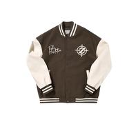 Embroidered lined jacket Rigorer Marron L