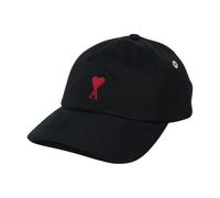 Embroidered Logo Baseball Cap - male - Ami Paris - Hats & Caps - Black - ONE SIZE - Accessories ONE SIZE