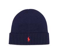 Embroidered Logo Beanie - male - Polo Ralph Lauren - Accessories - Blue - ONE SIZE - Accessories ONE SIZE
