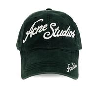 Embroidered Logo Cap - unisex - Acne Studios - Hats & Caps - Green - ONE SIZE - Accessories ONE SIZE